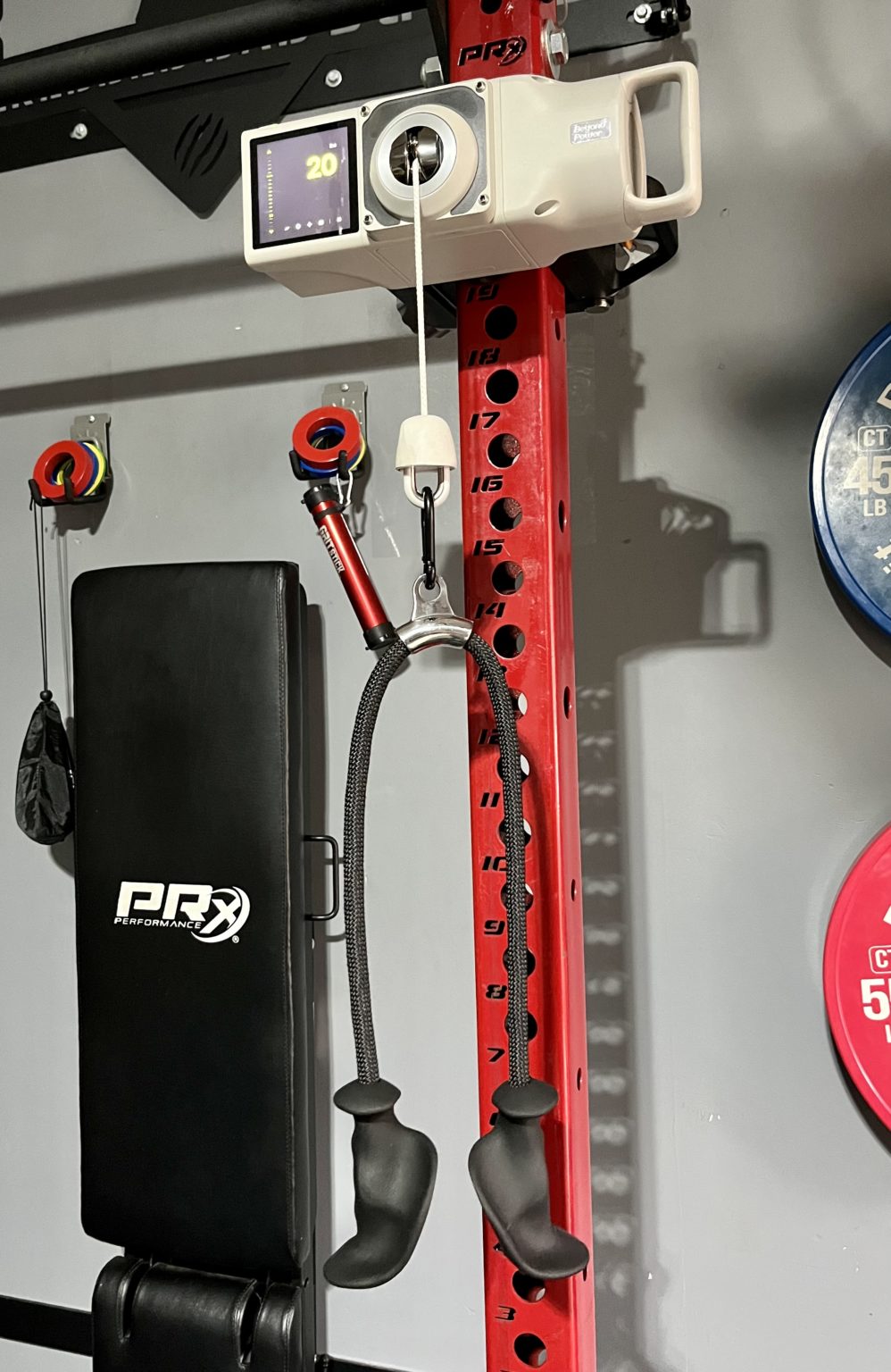 VOLTRA I pictured with tricep accessory