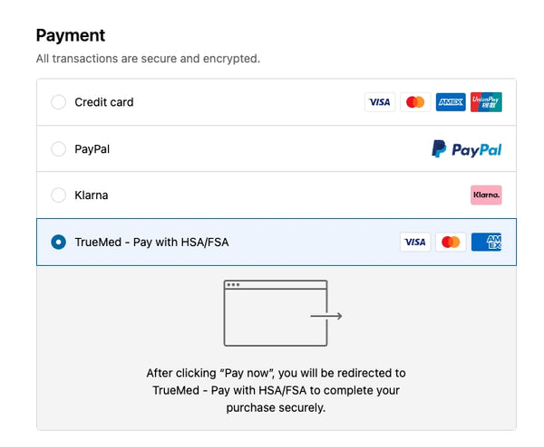 A new payment option added to Beyond Power store, TrueMed