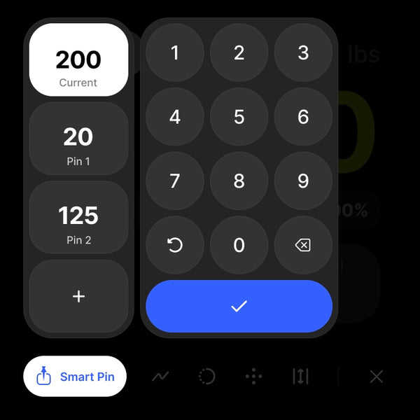 A sample of a new mode coming to VOLTRA I, quick pin settings.